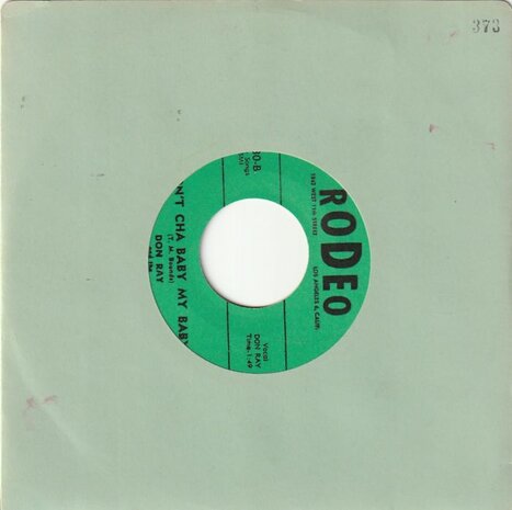 Don Ray & The Rodeo Ramblers - Imogene + Don't Cha Baby My Baby (Vinylsingle)