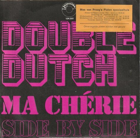 Double Dutch - Ma Cherie + Side by side (Vinylsingle)