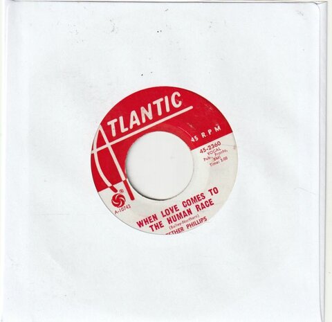 Esther Phillips - Somebody Else Is Taking My Place + When Love Comes To The Human Race (Vinylsingle)