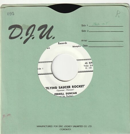 Ferrell Duncan - Flying Saucer Rocket + Little Susie (Vinylsingle)