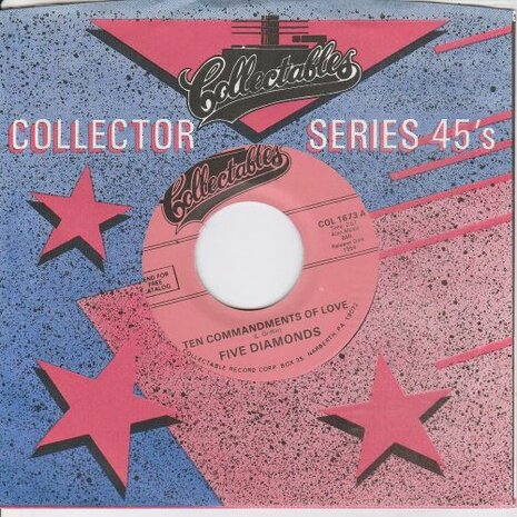 Five Diamonds - Ten Commandments Of Love + I Cried And Cried (Vinylsingle)