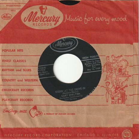 Gary Shelton - Kissin' At The Drive-In + Yours Till I Die (Vinylsingle)