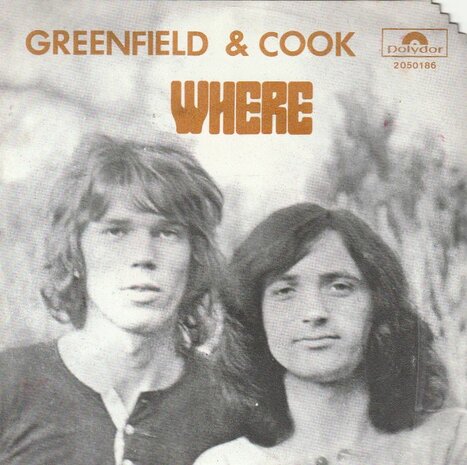 Greenfield & Cook - Where + It's up to you (part I) (Vinylsingle)