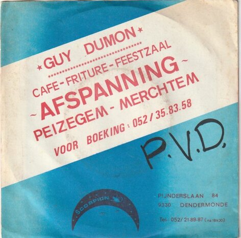 Guy Dumon - AVakantiedromen + Vergeven,Vergeten En Voorbij (Vinylsingle)