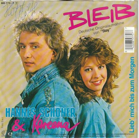 Hannes Schoner & Kareena - Bleib + Lieb mich bis zum morgen (Vinylsingle)