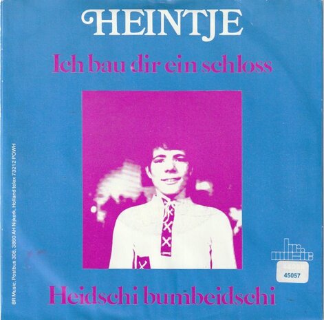 Heintje - Ich bau dir ein schloss + Heidschi Bumbeidschi (Vinylsingle)