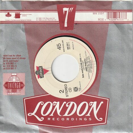 Jamie Principle - Baby Want To Ride + (Dub version) (Vinylsingle)