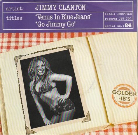 Jimmy Clanton - Venus in blue jeans + Go Jimmy go (Vinylsingle)