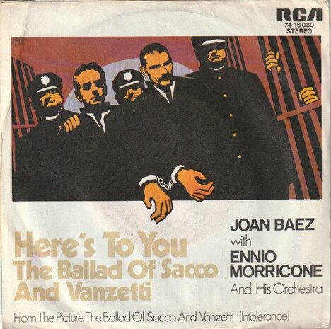 Joan Baez - Here's to you + The ballad of Sacca and Vanzetti (Vinylsingle)