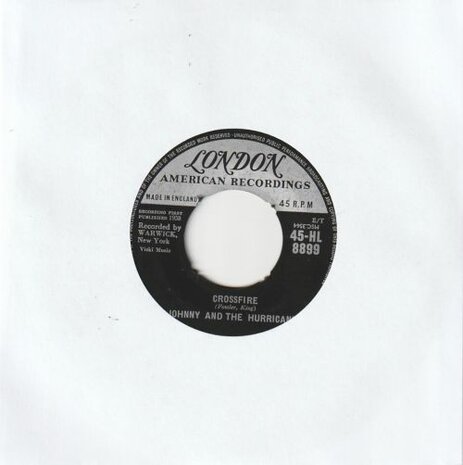 Johnny & the Hurricanes - Crossfire + Lazy (Vinylsingle)