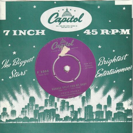 Louis Prima - 5 Months. 2 weeks. 2 days + Banana split for my lady (Vinylsingle)