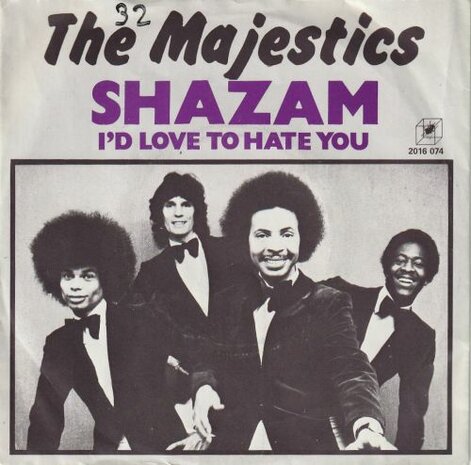 Majestics - Shazam + I'd love to hate you (Vinylsingle)