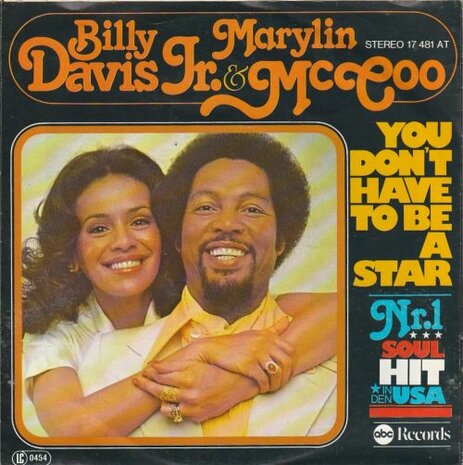 Marilyn McCoo & Billy Davis Jr - You don't have to be star + We've got to get (Vinylsingle)