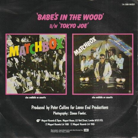 Matchbox - Babes in the wood + Tokyo Joe (Vinylsingle)