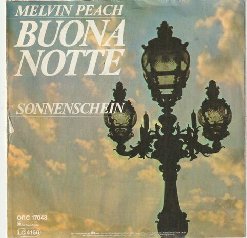 Melvin Peach - Buona Notte + Sonnenschein (Vinylsingle)