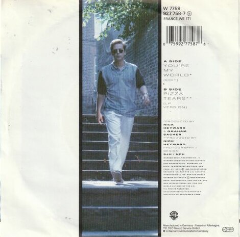 Nick Heyward - You're My World + Pizza Tears (Vinylsingle)