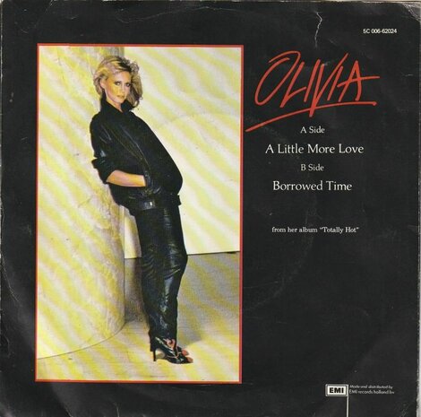 Olivia Newton John - A little more love + Borrowed time (Vinylsingle)