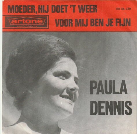 Paula Dennis - Moeder, kun je me vergeven + Kinderloos (Vinylsingle)