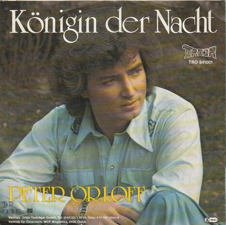 Peter Orloff - Konigin Der Nacht + Eine Zweite Chance (Vinylsingle)