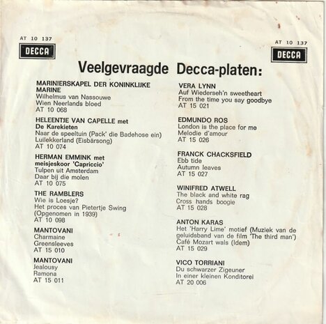 Ria Verda - Santiago + Papieren Rozen (Vinylsingle)