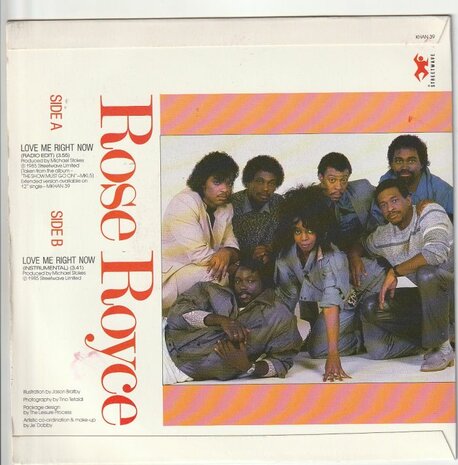 Rose Royce - Love me right now +  (instr.) (Vinylsingle)