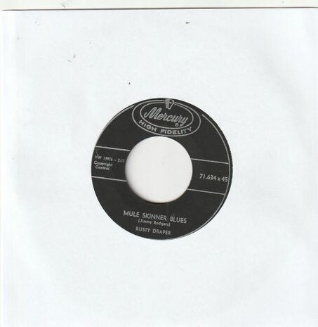 Rusty Draper - Mule skinner blues + Please help me, I'm falling (Vinylsingle)