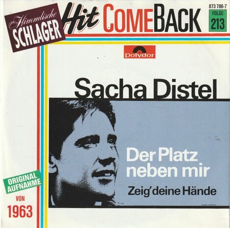 Sacha Distel - Der platz neben mir + Zeig' deine hande (Vinylsingle)