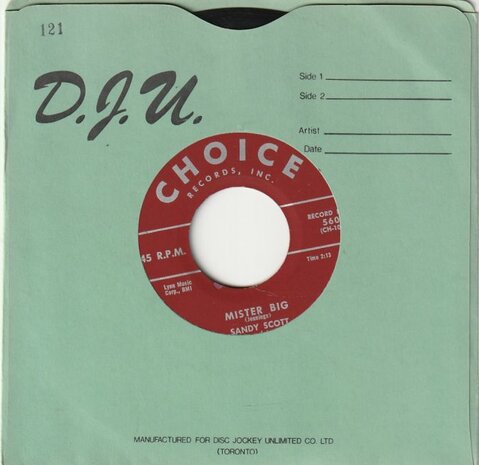 Sandy Scott - Til Death Do Us Part + Mister Big (Vinylsingle)