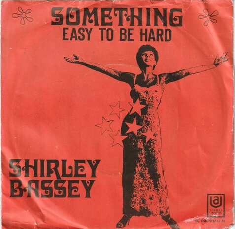 Shirley Bassey - Something + Easy to be hard (Vinylsingle)