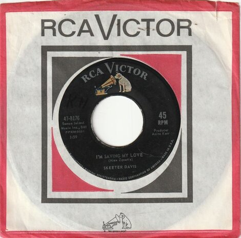 Skeeter Davis - I'm Saving My Love + Somebody Else On Your Mind (Vinylsingle)