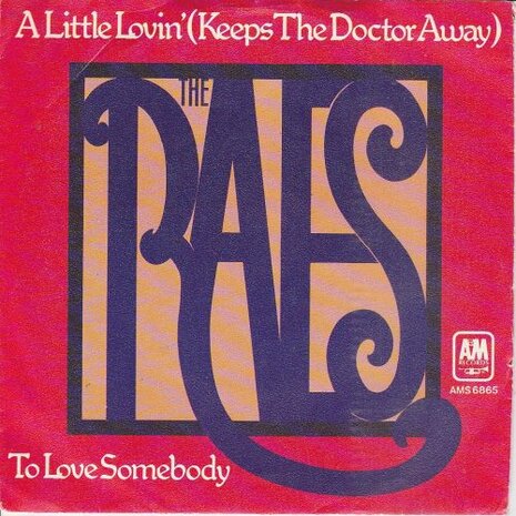 The Raes - A Little Lovin + To Love Somebody (Vinylsingle)