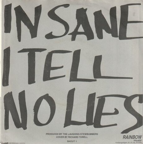 The Shoutless - Insane + I Tell No Lies (Vinylsingle)