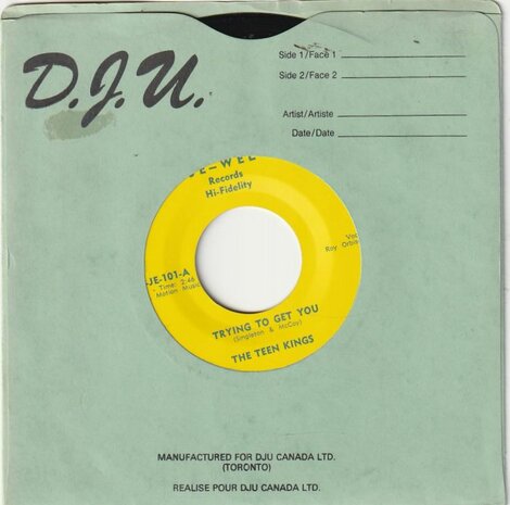 The Teen Kings - Trying To Get You + Ooby Dooby (Vinylsingle)