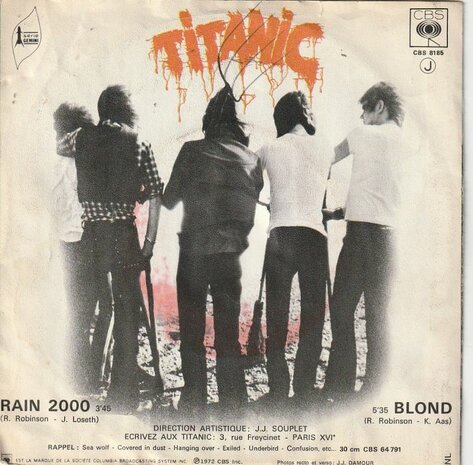 Titanic - Rain 2000 + Blond (Vinylsingle)