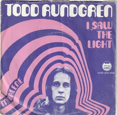 Todd Rundgren - I saw the light + Marlene (Vinylsingle)