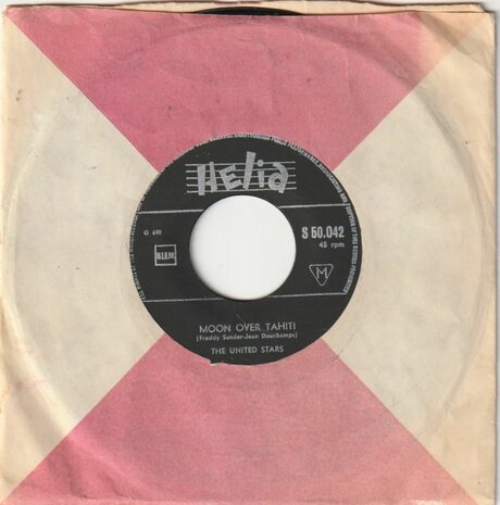 United Stars - Moon Over Tahiti + Let's Twist Again (Vinylsingle)