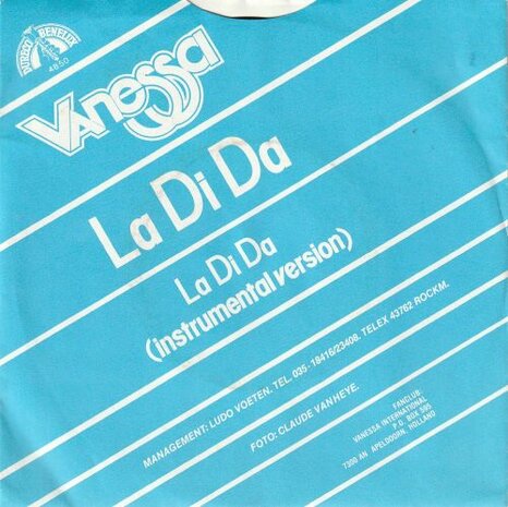 Vanessa - La di da + (instr.) (Vinylsingle)