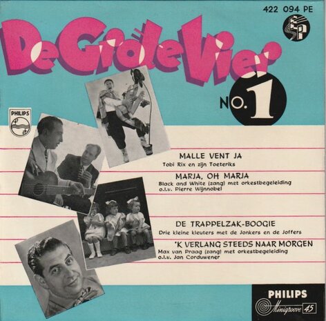 Various - De Grote Vier no. 1 (EP) (Vinylsingle)