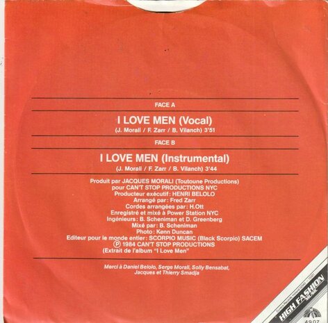 Eartha Kitt - I love men + (instr.) (Vinylsingle)