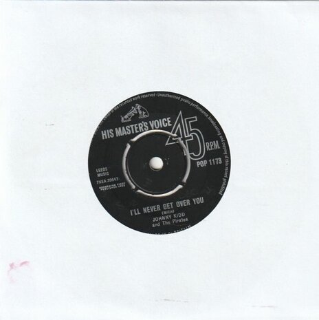 Johnny Kidd - I'll never get over you + Then I got everything (Vinylsingle)