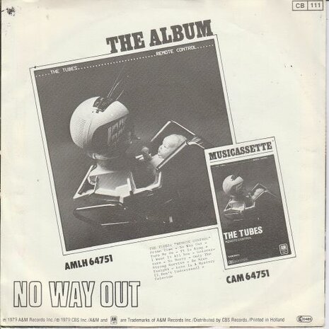 Tubes - Prime time +No way out (Vinylsingle)