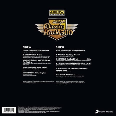 VARIOUS - ARROW CLASSIC ROCK 500 (Vinyl LP)