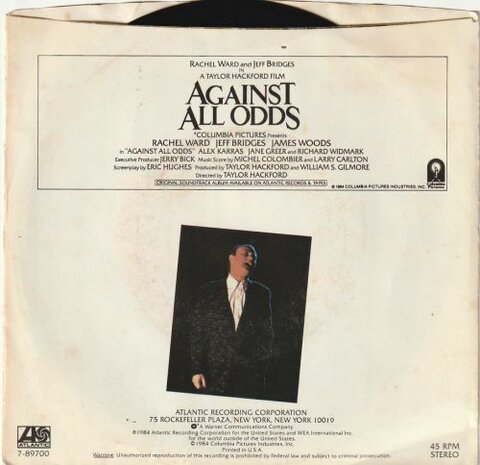 Phil Collins - Against all odds + The search (Vinylsingle)