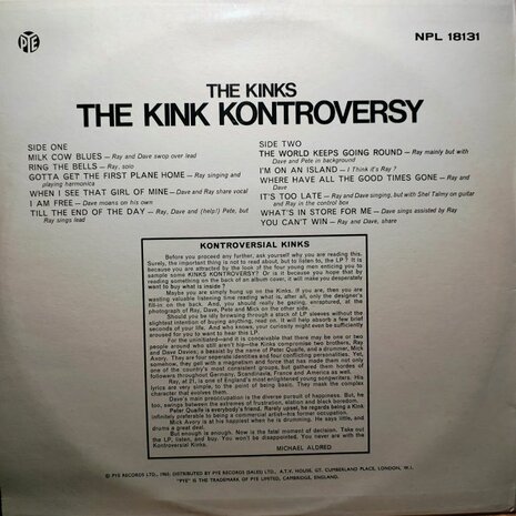 The Kinks - The Kink Kontoversy (Vinyl LP)