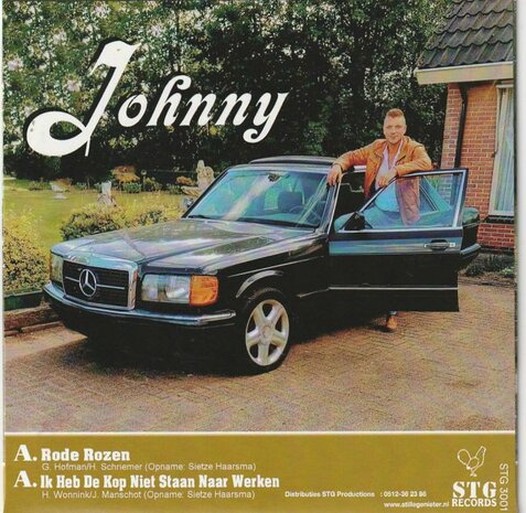 Johnny - Rode Rozen + Ik heb de kop niet staan naar werken (Vinylsingle)