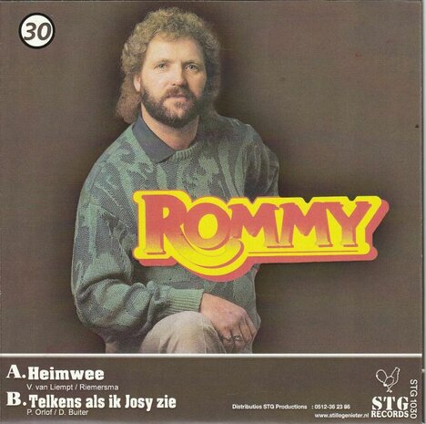 Rommy - Heimwee + Telken als ik Josy zie (Vinylsingle)