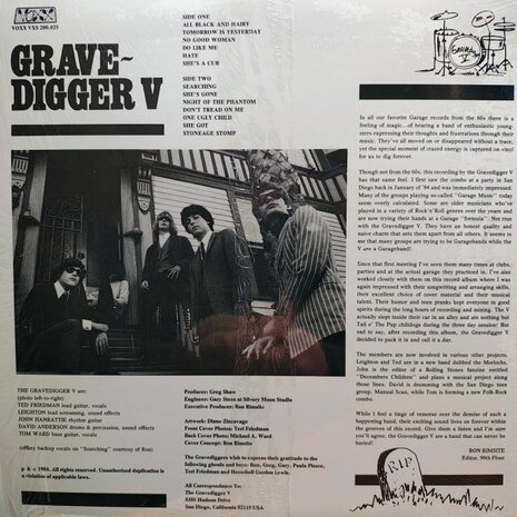 The Gravedigger V - All Black And Hairy (Vinyl LP)