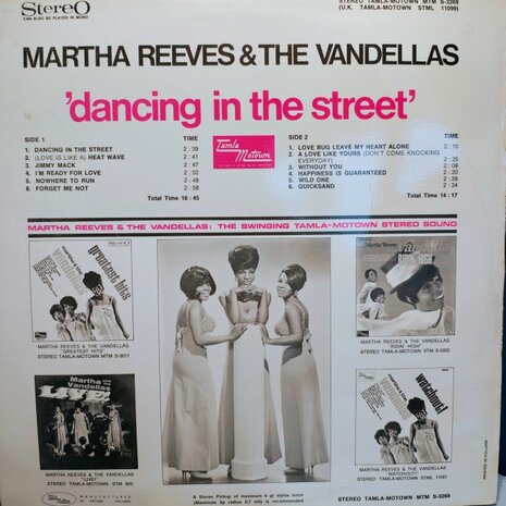 Martha Reeves & The Vandellas - Dancing In The Street (Vinyl LP)