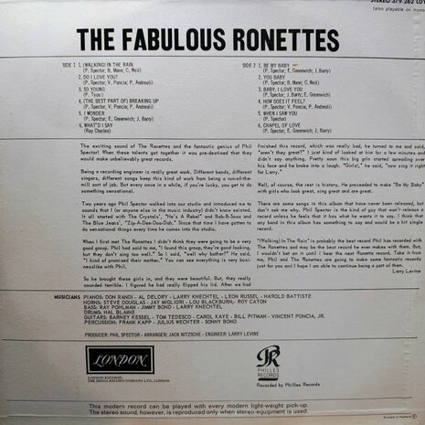 The Ronettes - Presenting The Fabulous Ronettes (Vinyl LP)