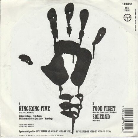 Mano Negra - King kong Five + Food fight + Soledad (Vinylsingle)